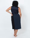 Diane Von Furstenberg Clothing Large | US 10 Two-toned Wrap Dress