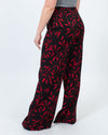 Diane Von Furstenberg Clothing Large | US 10 Wide Leg Floral Pants