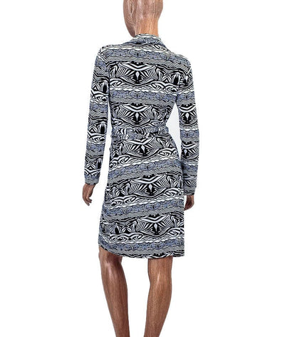 Diane Von Furstenberg Clothing Medium | US 6 Printed Wrap Dress