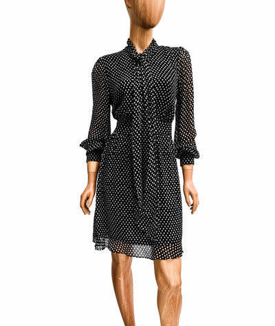 Diane Von Furstenberg Clothing Medium | US 6 Silk Dress with Tie Accent