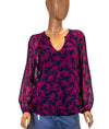 Diane Von Furstenberg Clothing Medium | US 8 Maiko Silk Blouse
