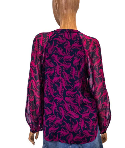 Diane Von Furstenberg Clothing Medium | US 8 Maiko Silk Blouse