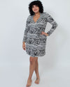 Diane Von Furstenberg Clothing XL | US 12 Printed Wrap Dress