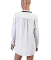 Diane Von Furstenberg Clothing XL | US 12 Silk Trim Button Down Top