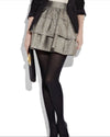 Diane Von Furstenberg Clothing XS | 0 "Bolo Metallic" Tweed Skirt