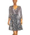 Diane Von Furstenberg Clothing XS | US 0 Amelia Python Camo Print Wrap Dress
