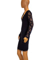 Diane Von Furstenberg Clothing XS | US 0 Black Lace Mini Dress
