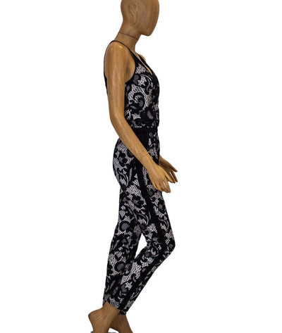 Diane Von Furstenberg Clothing XS | US 0 Black "Shany" Lace Jumpsuit