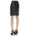 Diane Von Furstenberg Clothing XS | US 2 "Rita Two" Leather Skirt