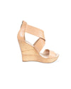 Diane Von Furstenberg Shoes Small | US 7 "Opal" Crisscross Wedge Sandals