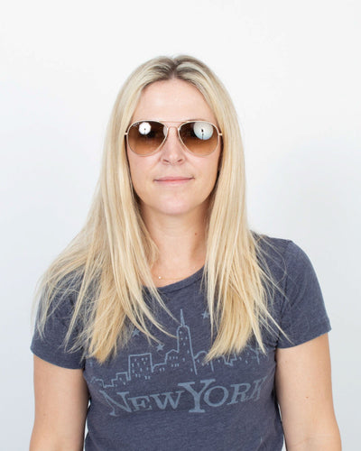 DIFF Accessories One Size "Cruz" Aviator Sunglasses