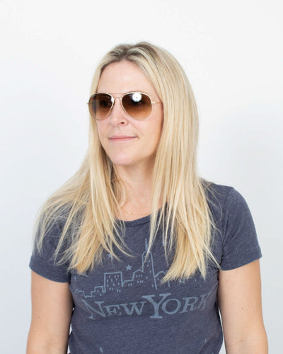 DIFF Accessories One Size "Cruz" Aviator Sunglasses