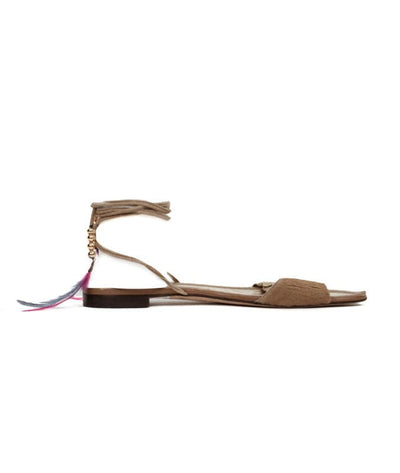 Dolce & Gabbana Shoes Large | US 9 I IT 39 Lace Up Flat Sandals