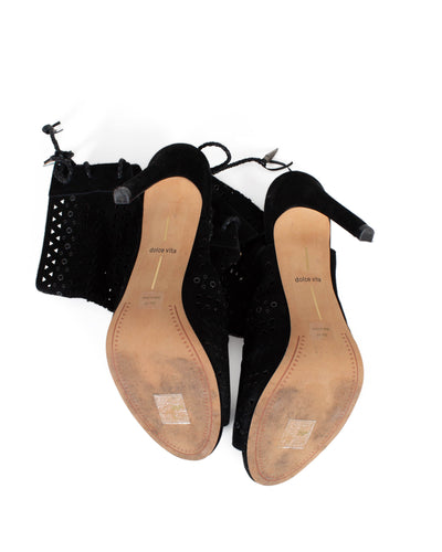 Dolce Vita Shoes Large | 10 "Harmon" Black Suede Stiletto Heel