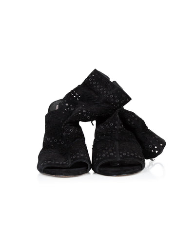 Dolce Vita Shoes Large | 10 "Harmon" Black Suede Stiletto Heel