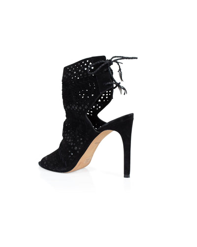 Dolce Vita Shoes Large | 10 "Harmon" Black Suede Stiletto Heel