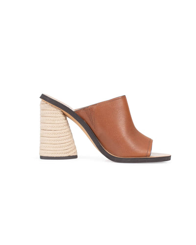 Dolce Vita Shoes Medium | 7 "Alba" Leather and Jute Heel