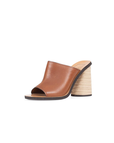 Dolce Vita Shoes Medium | 7 "Alba" Leather and Jute Heel