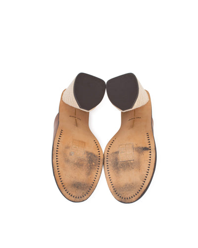Dolce Vita Shoes Medium | 7 "Alba" Leather and Jute Heel
