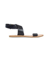 Dolce Vita Shoes Medium | US 8.5 Black Leather Flat Sandals