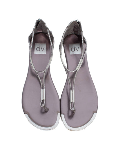 Dolce Vita Shoes Medium | US 8 Pewter Strappy Sandals