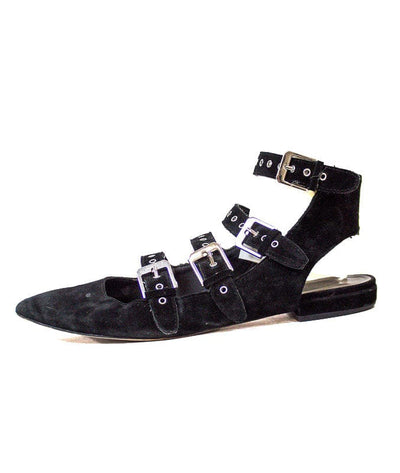 Dolce Vita Shoes Medium | US 9.5 "Elodie" Buckle-Strap Pointed-Toe Flats