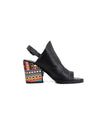 Donald J Pilner Shoes Medium | US 8 Leather Block Heel Mules