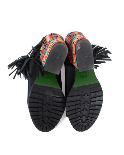 Donald J Pilner Shoes Medium | US 8 Leather Block Heel Mules
