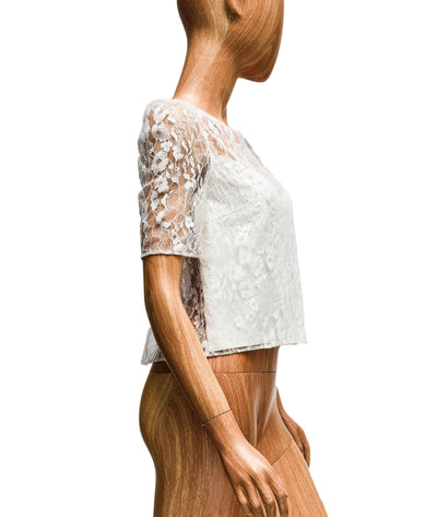 Donatelle Godart Paris Clothing One Size Open-Back Lace Top