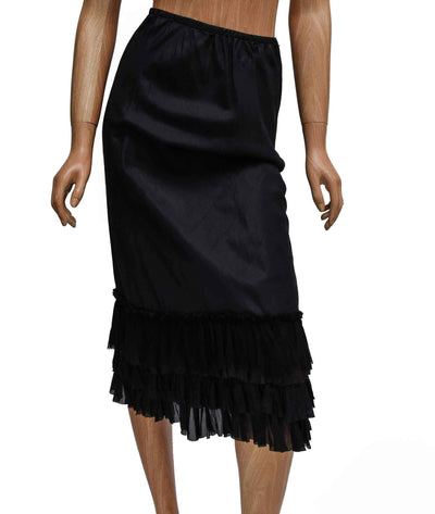 dosa Accessories Small Silk Slip with Ruffle Accent