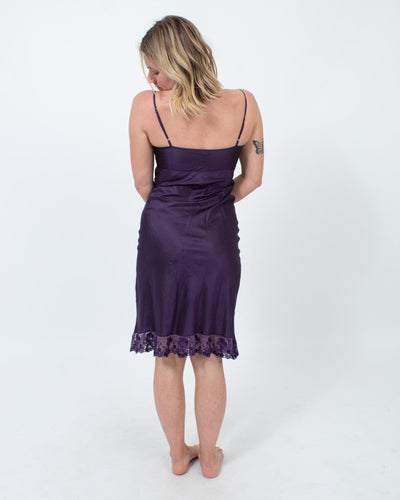 dosa Clothing XS Purple Lace Slip Dress