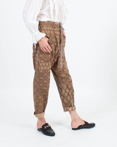 Dr. Collectors Clothing XS Printed Drop Crotch Jogger Pants