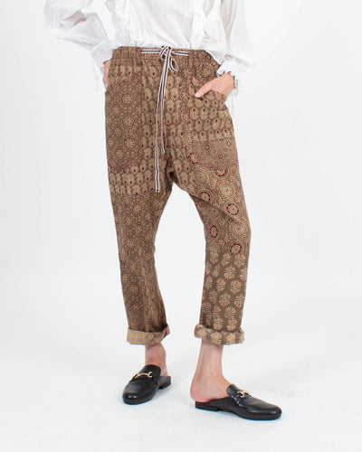 Dr. Collectors Clothing XS Printed Drop Crotch Jogger Pants