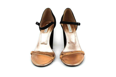 Dries Van Noten Shoes Medium | US 7.5 Metallic Ankle Strap Sandal