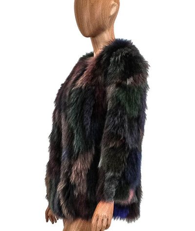 EAVES Clothing XS | XS/S Multi-Color Fox Coat