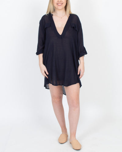 Eberjey Clothing Small Navy Cover-Up