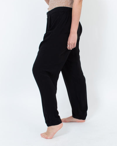 Eileen Fisher Clothing Small Black Casual Trousers