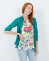Eileen Fisher Clothing XS Teal Button Down Blouse