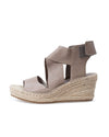 Eileen Fisher Shoes Small | US 7.5 "Willow Leather Espadrille Wedge Sandal"