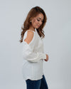 Elie Tahari Clothing Small Lace Off-The Shoulder Blouse