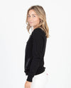 Elie Tahari Clothing XS Leather Detail Sweater