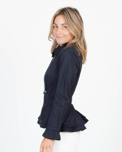 Elie Tahari Clothing XS Peplum Jacket