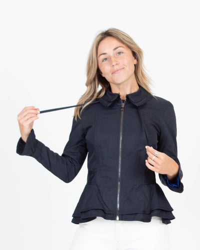 Elie Tahari Clothing XS Peplum Jacket