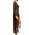 Elie Tahari Clothing XS Sheer Maxi Duster with Slit