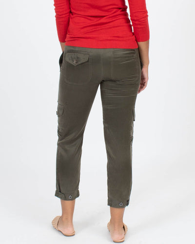Elizabeth and James Clothing Small | US 4 Silk Blend Cargo Pants