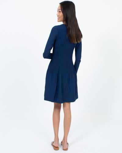 Elizabeth and James Clothing XS Blue Long Sleeve Mini Dress
