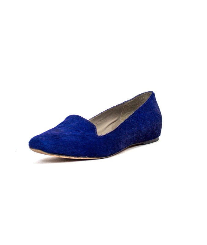 Elizabeth and James Shoes Medium | US 8 Blue Mohair Loafers
