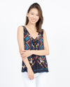 Ella Moss Clothing Medium Printed Sleeveless Blouse