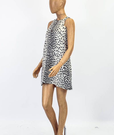 Emerson Fry Clothing XXS Printed Linen Cut Out Dress