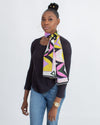 Emilio Pucci Accessories One Size Printed Silk Scarf